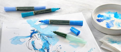 Techniques and Tips Using Albrecht Durer Watercolor Markers - The Art Dog  Blog